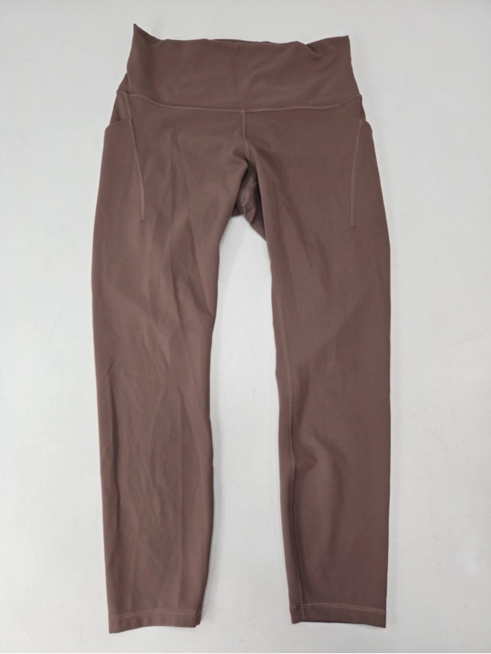 Lululemon Wunder Train High Rise Tight Pockets 25” Dark Oxide Size 10 Womens